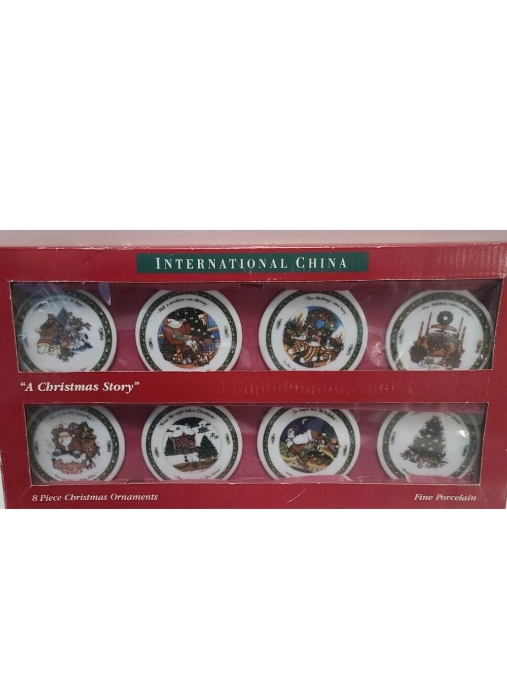 International China Vintage Christmas Story Christmas Ornaments by Susan Winget